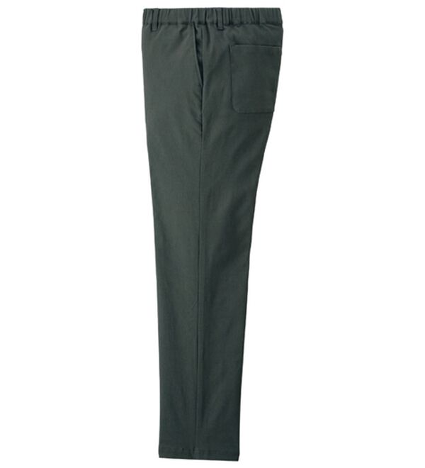 「＜シンプル＆プラス＞接触冷感ストレッチパンツ（メンズフルレングスパンツ）」｜チャコール