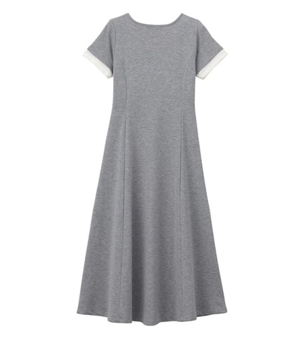 GeeRA（ジーラ）の「【ＵＳ．ＰＯＬＯ．ＡＳＳＮ】レイヤード風ヘンリーネック半袖ワンピース（カットソーワンピース）」｜詳細画像