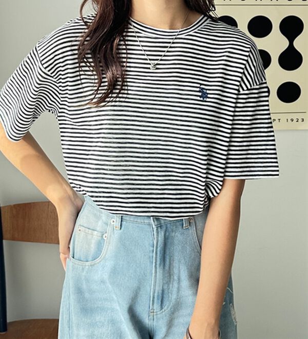 GeeRA（ジーラ）の「【Ｕ．Ｓ．　ＰＯＬＯ　ＡＳＳＮ．】スラブシアーTシャツ（Tシャツ）」｜詳細画像