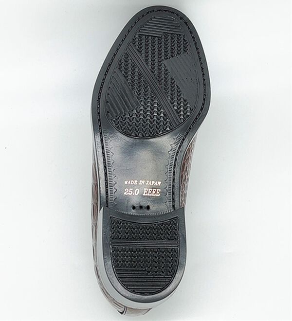 「牛革クロコ調メンズアップシューズ（ビジネスシューズ）」｜詳細画像