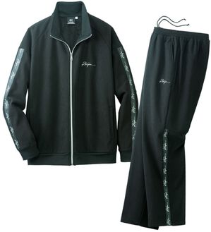 「＜ケイパ＞コーデュロイジャージスーツ（ビジネススーツ）」｜ブラック