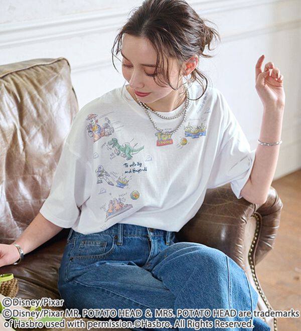 「＜Ｄｉｓｎｅｙ＞綿混素材ゆるっとＴシャツ（カットソー）」｜詳細画像