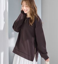 alotta（アロッタ）の「サイドジップあったか裏起毛プルオーバー（トレーナー・スウェット）」