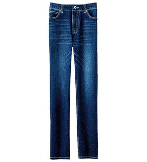 BELLUNA（ベルーナ）の「ヒンヤリ冷感！ライトオンスジーンズ　テーパード（テーパードパンツ）」｜インディゴ