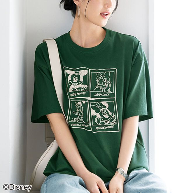 「＜Ｄｉｓｎｅｙ＞綿混素材ゆるっとＴシャツ（カットソー）」｜詳細画像