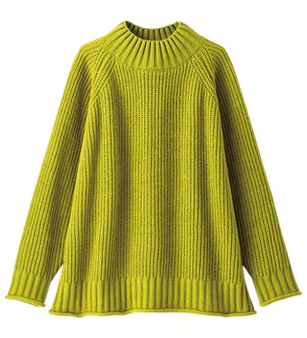 BELLUNA（ベルーナ）の「モール素材チャンキーニットプルオーバー（ニット・セーター）」｜詳細画像