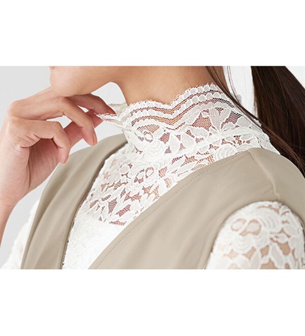 BELLUNA（ベルーナ）の「脱Ｔシャツレースインナー（ブラウス）」｜詳細画像