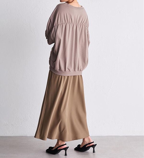 RANAN（ラナン）の「バックギャザーデザインスウェット（カットソー）」｜詳細画像