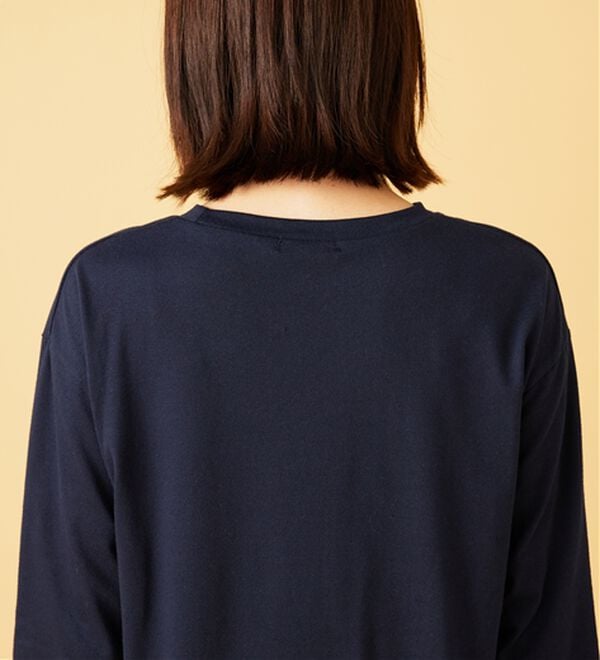 BELLUNA（ベルーナ）の「サイドリボンデザイン異素材切替チュニック（チュニック）」｜詳細画像