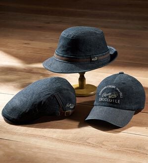 「＜クロコダイル＞岡山デニム紳士ハット（メンズ帽子）」｜1