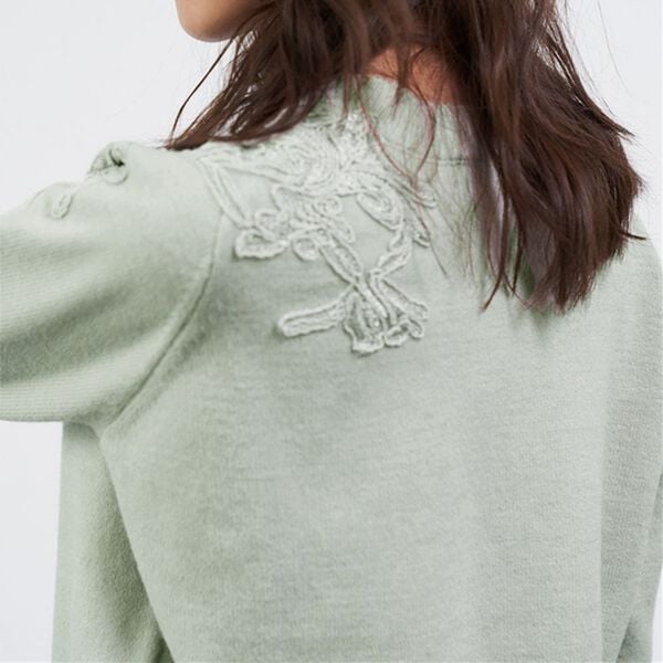 RANAN（ラナン）の「レース使いニットプルオーバー（ニット・セーター）」｜詳細画像