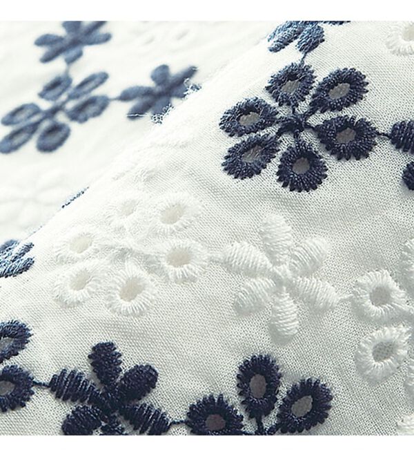 BELLUNA（ベルーナ）の「配色レース使いカットソーチュニック（チュニック）」｜詳細画像