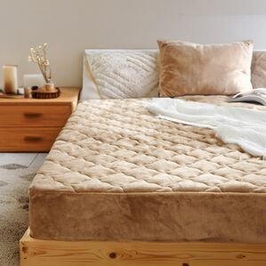 iellio（イエリオ）の「ふわふわフランネル素材の敷きパッド一体型ボックスシーツ＜あったか＞（ボックスシーツ・ベッドシーツ）」｜詳細画像