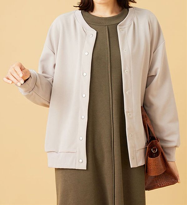 BELLUNA（ベルーナ）の「ストレッチジョーゼット素材カーディガン（その他カーディガン）」｜詳細画像