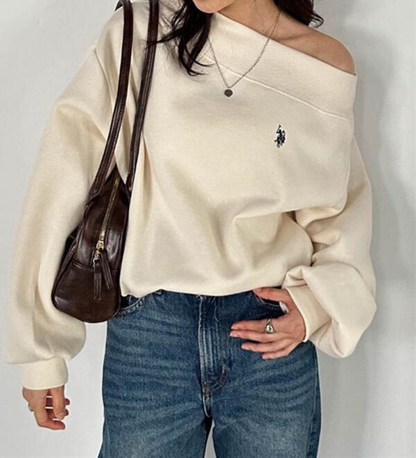RANAN（ラナン）の「＜U.S.POLO ASSN.＞ワンショルスウェット（トレーナー・スウェット）」｜詳細画像