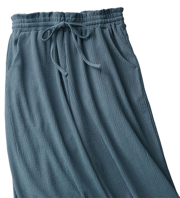 BELLUNA（ベルーナ）の「楊柳サラサラ素材イージーパンツ（フルレングスパンツ）」｜詳細画像