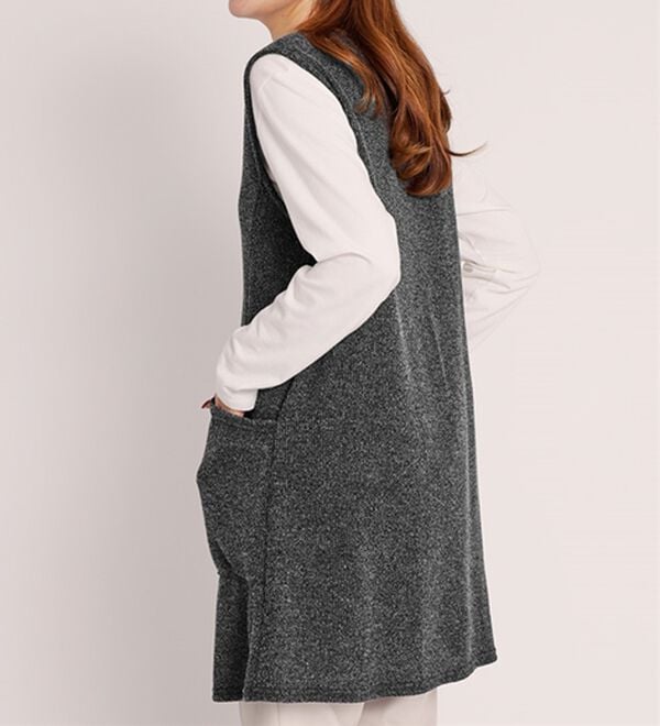 BELLUNA（ベルーナ）の「杢調素材ポケットデザインジャンパードレス（ジャンパースカート）」｜詳細画像