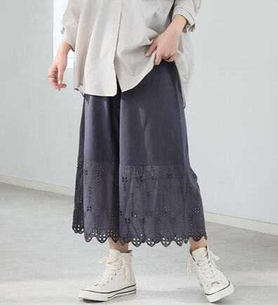 A HAPPY MARILYN（アハッピーマリリン）の「【３丈から選べる】脱！股ずれ宣言！裾レースぺチパンツ（肌着・インナーウェア）」