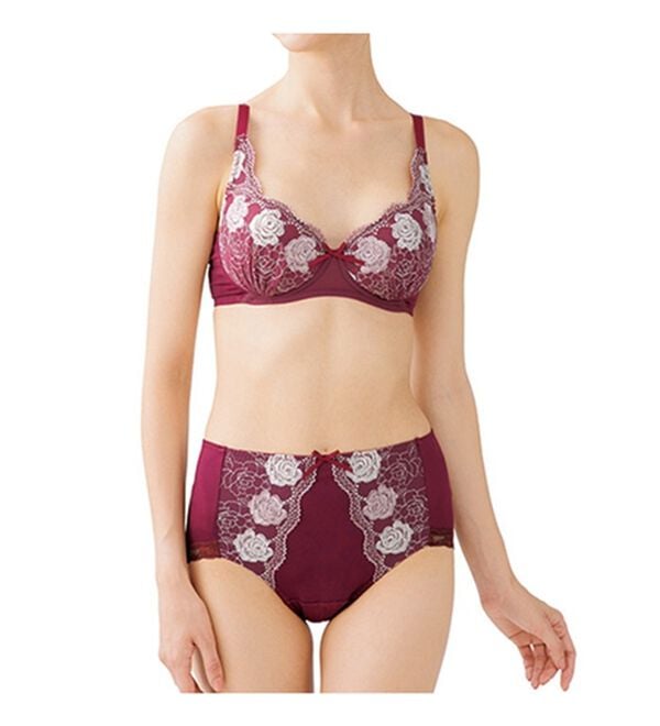 LAVIENNE（ラヴィエンヌ）の「【５色組】大人デザインのブラ＆ショーツ（ブラジャー＆ショーツセット）」｜詳細画像