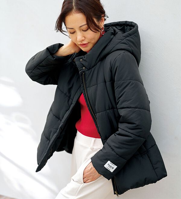 BELLUNA（ベルーナ）の「軽くてあったか！中わたショート丈アウター（ショートコート）」｜詳細画像