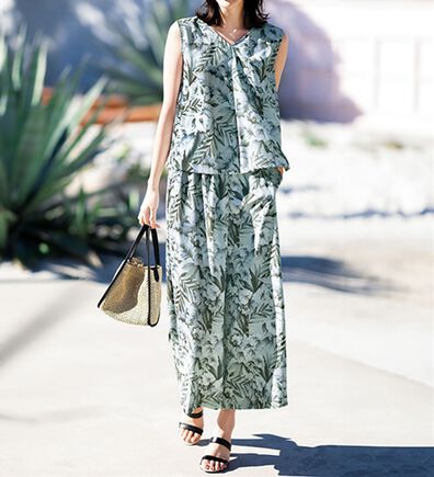 RANAN（ラナン）の「ボタニカル柄リゾートセットアップ（セットアップ）」