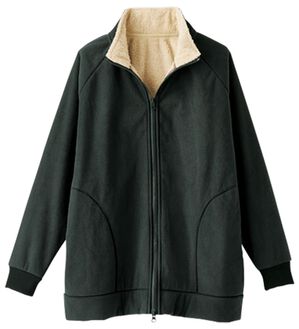 BELLUNA（ベルーナ）の「防風シート入り裏ボアあったかジャケット（ブルゾン）」｜チャコール