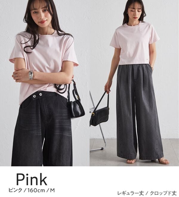 RANAN（ラナン）の「【5つの機能付】ひんやり着回し抜群ベーシックＴシャツ＜選べる着丈＞（Tシャツ）」｜詳細画像