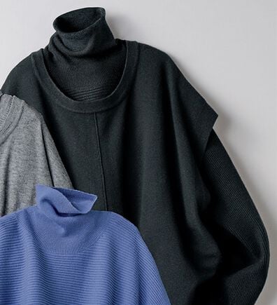 BELLUNA（ベルーナ）の「着回し自在！ニットベストアンサンブル（アンサンブル）」