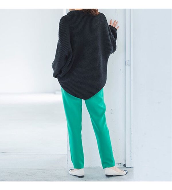 RANAN（ラナン）の「ふんわり！あぜ編ニットチュニック（チュニック）」｜詳細画像