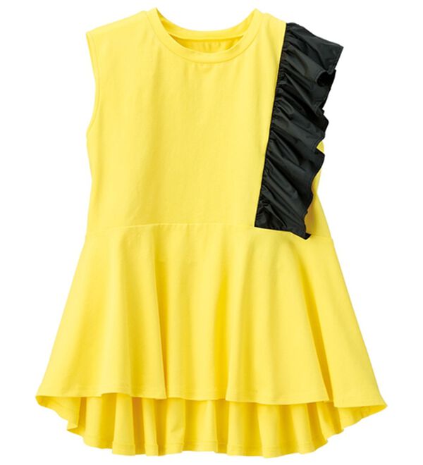 RANAN（ラナン）の「ひんやり！フリルデザインペプラムＴシャツ（Tシャツ）」｜詳細画像