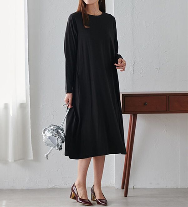 RANAN（ラナン）の「【選べる２丈】＜ＢＣ＞ポケット付マキシワンピース（その他ワンピース）」｜詳細画像