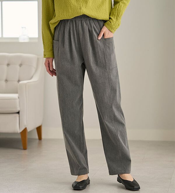 BELLUNA（ベルーナ）の「《ＨｕｇＲｅａｍコットン》セミカーブパンツ（フルレングスパンツ）」｜詳細画像