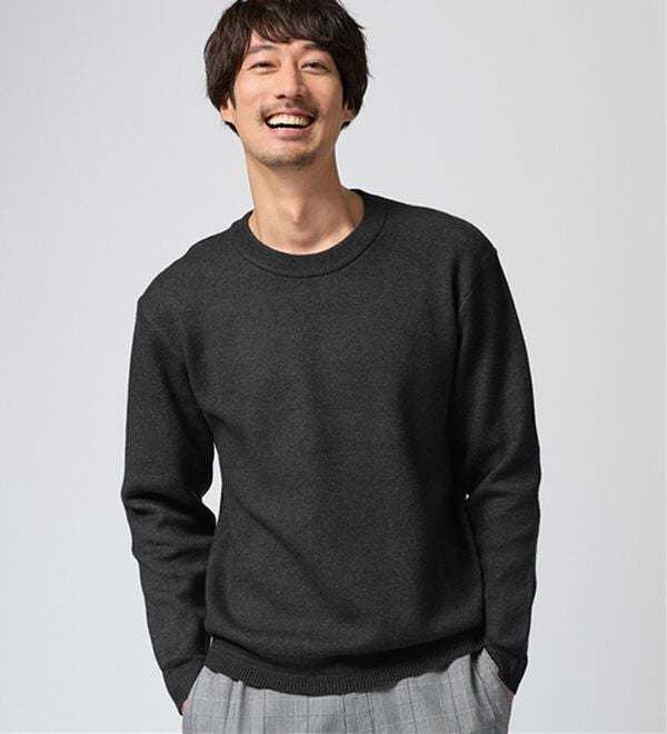 REMEN'S（リメンズ）の「【洗える】やわらかタッチクルーネックセーター（メンズニット・セーター）」｜詳細画像