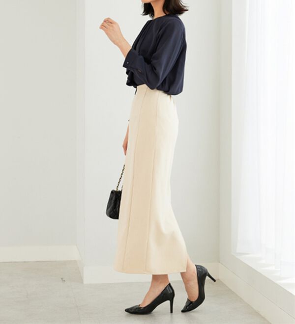 BELLUNA（ベルーナ）の「＜セレモニースタイル＞ボウタイデザインブラウス（ブラウス）」｜詳細画像