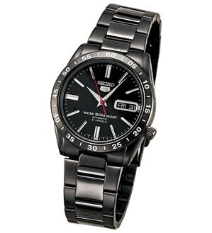 「＜セイコー５＞海外モデルオールブラックメカニカル（メンズ腕時計）」｜1