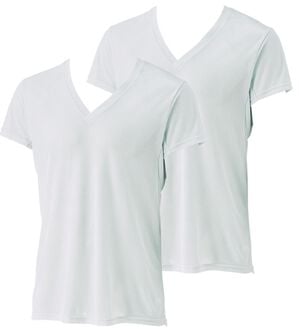 「【２枚組】＜ミズノ＞革新的な通気性ドライエアインナー（メンズ肌着・インナーウェア）」｜ライトグレー2枚組