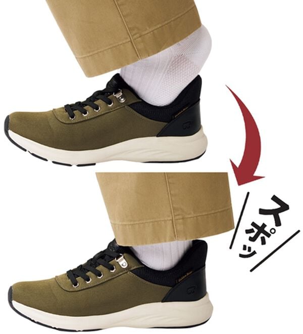 「＜ゴールデンベア＞幅広すっきり！５Ｅシューズ（メンズスニーカー）」｜詳細画像