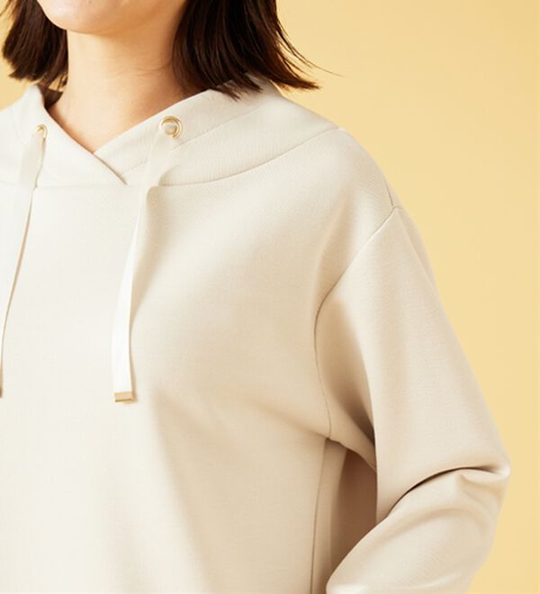 BELLUNA（ベルーナ）の「ワイドネックデザインシャツ切替チュニック（チュニック）」｜詳細画像