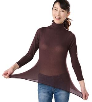 「【２枚組】日本製のびのびインナー同色２枚組（肌着・インナーウェア）」｜ボルドー