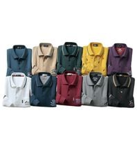 「選べるブランド長袖ポロシャツ（メンズポロシャツ）」