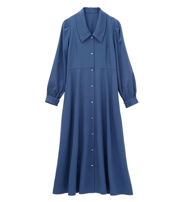 クラシカルカラーシャツワンピ - ベルーナ【公式】