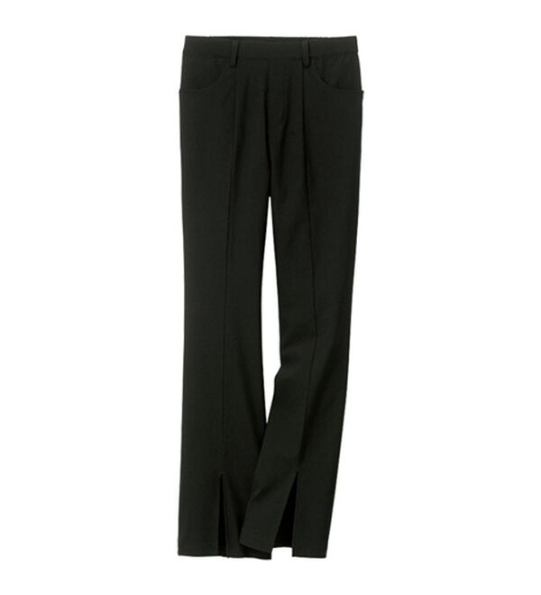 VINNO（ヴィノ）の「嬉しい機能付スリットフレアーパンツ（フルレングスパンツ）」｜詳細画像