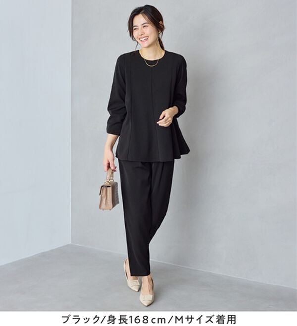 Viola e Viola（ヴィオラ エ ヴィオラ）の「【入学式・卒業式】Ａラインセレモニーセットアップ（パンツスーツ）」｜詳細画像