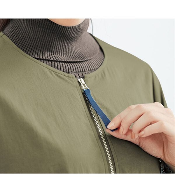 BELLUNA（ベルーナ）の「配色ステッチデザインティアードジャケット（その他ジャケット）」｜詳細画像