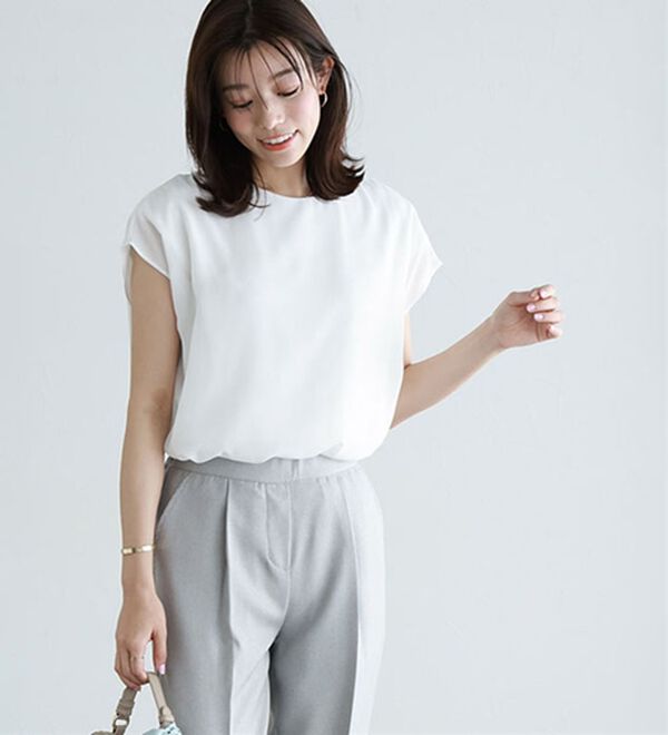 Pierrot（ピエロ）の「シフォンフレンチブラウス（ブラウス）」｜詳細画像