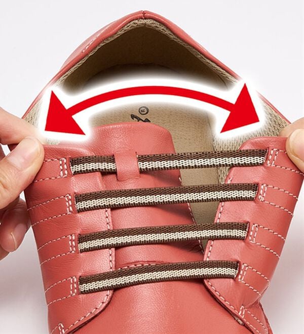 ルフラン（ルフラン）の「ｔｏ　ｂｅ　ｃｏｎｔｉｎｕｅｄ　４Ｅ山羊革ステッチデザイン甲ゴムシューズ（スニーカー）」｜詳細画像