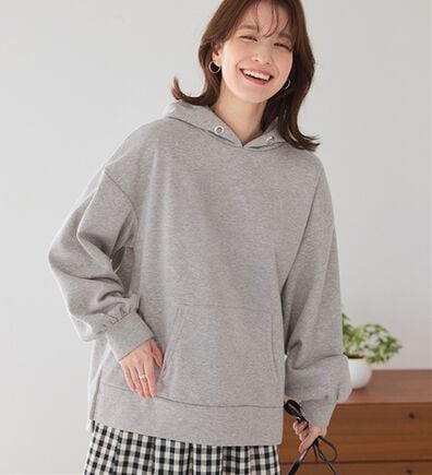 Viola e Viola（ヴィオラ エ ヴィオラ）の「【毛玉になりにくい】ふんわり柔らか裏起毛パーカー（パーカー）」