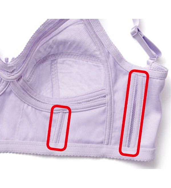 「【５色組】しっかりサポートロングブラ（ブラジャー）」｜詳細画像