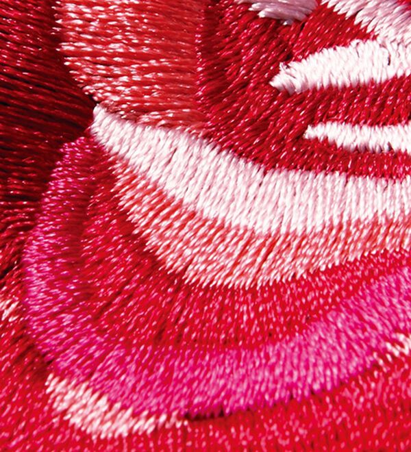 「バラ刺繍の巾着バッグ（その他バッグ）」｜詳細画像