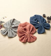 ルフラン（ルフラン）の「【３色組】ワンタッチあったかニット（ストール・スカーフ・マフラー）」